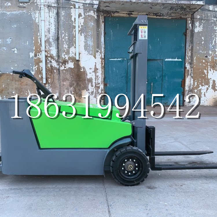 岷县小型电动叉车1吨2吨步行站驾式电瓶堆高充电装卸车液压升降车铲车
